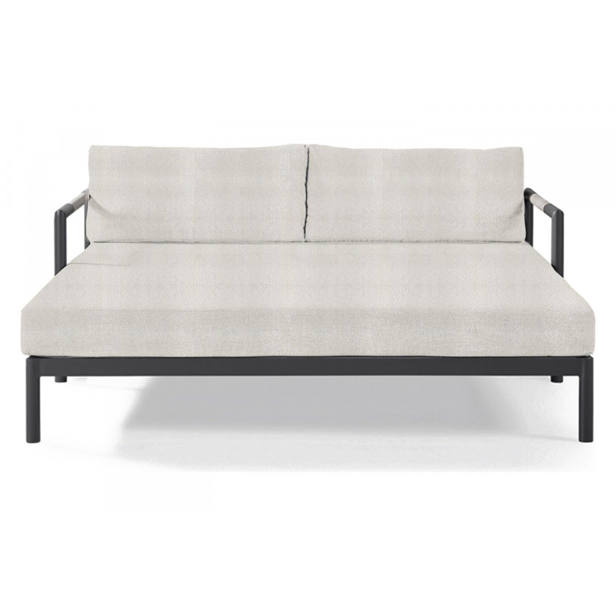 Harbour Breeze Xl Daybed - Aluminum Asteroid, Riviera Ivory