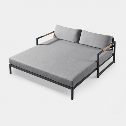 Harbour Breeze Xl Daybed - Aluminum Asteroid, Siesta Indigo