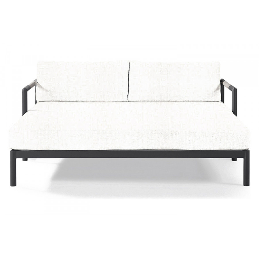 Harbour Breeze Xl Daybed - Aluminum Asteroid, Siesta Ivory
