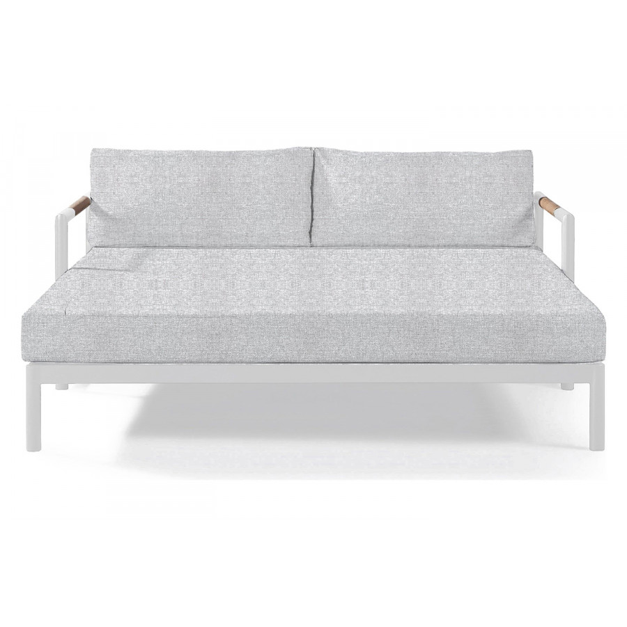 Harbour Breeze Xl Daybed - Aluminum White, Copacabana Sand