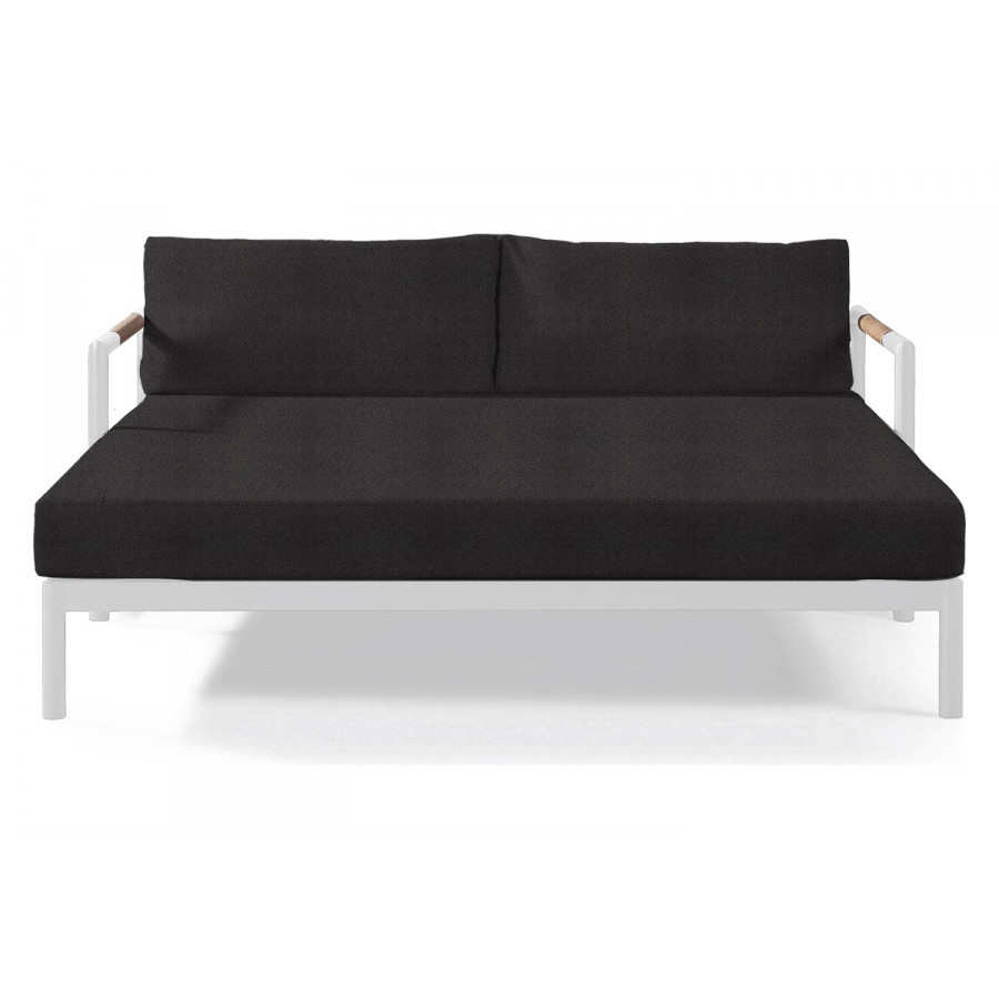 Harbour Breeze Xl Daybed - Aluminum White, Riviera Slate