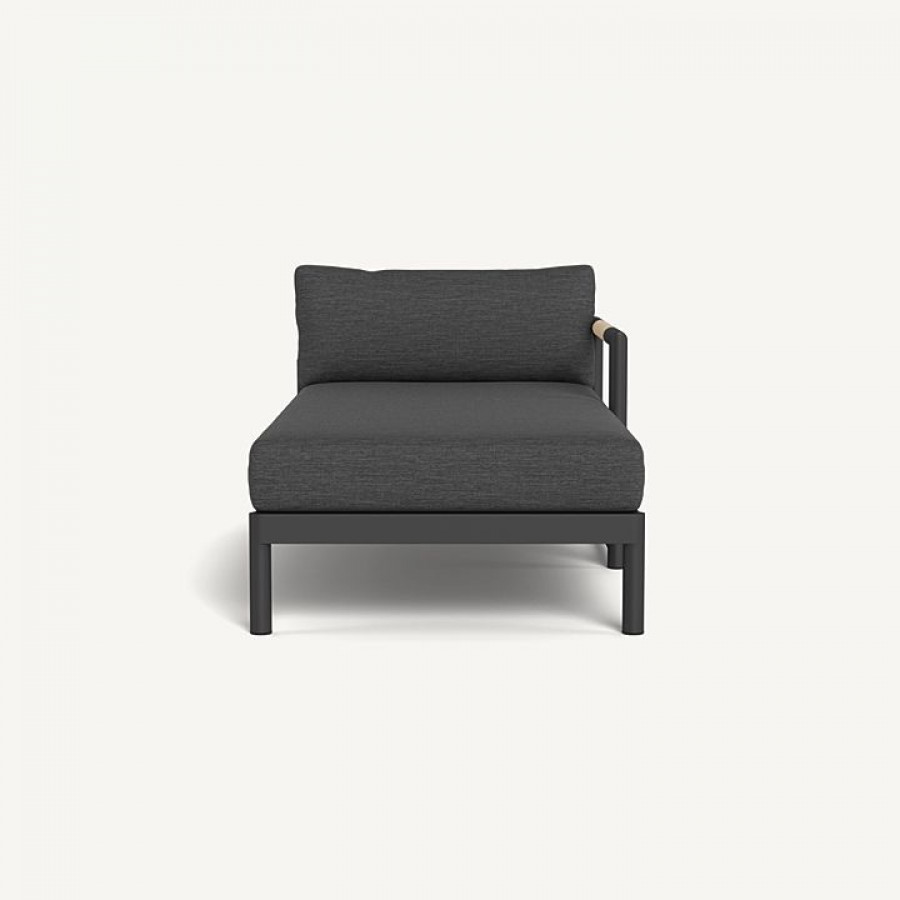 Harbour Breeze Xl Aluminum Chaise Right - Aluminum Asteroid / Lisos Grafito