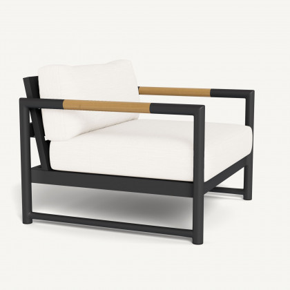 Harbour Breeze Xl Aluminum Lounge Chair - Aluminum Asteroid / Lisos Grafito