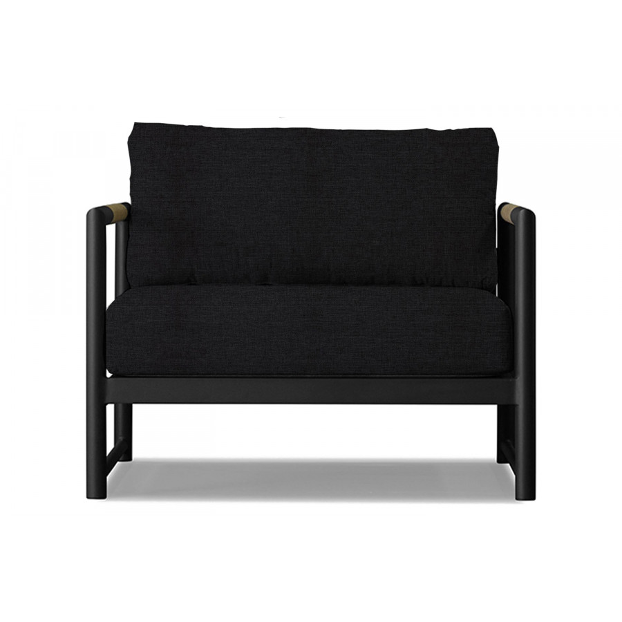 Harbour Breeze Xl Lounge Chair - Aluminum Asteroid, Copacabana Midnight