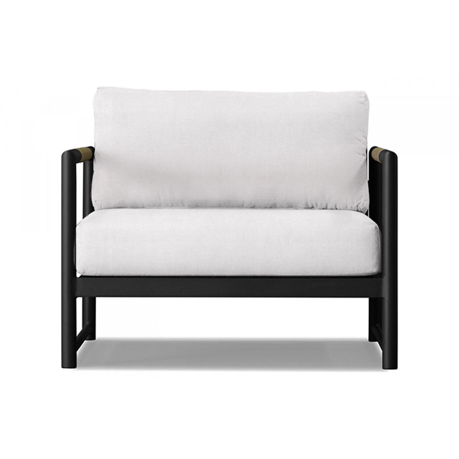 Harbour Breeze Xl Lounge Chair - Aluminum Asteroid, Panama Blanco