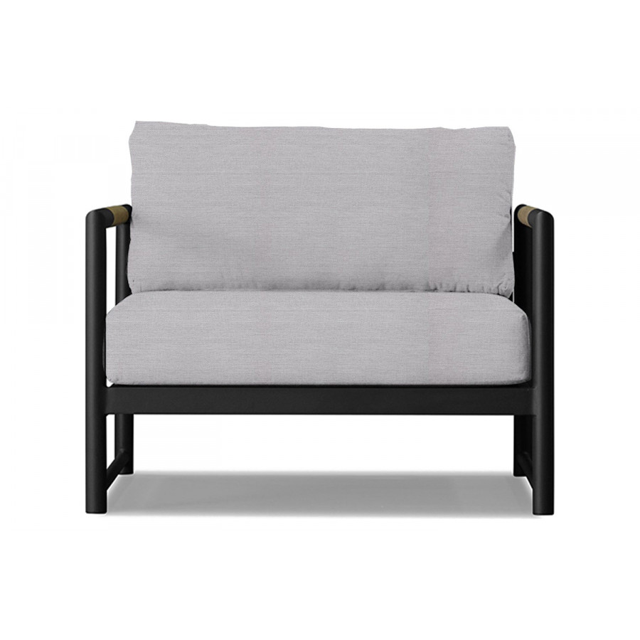 Harbour Breeze Xl Lounge Chair - Aluminum Asteroid, Panama Cloud