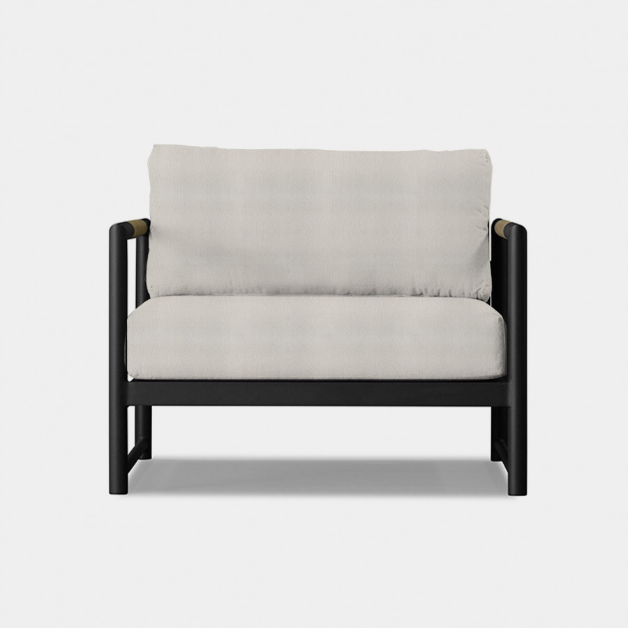 Harbour Breeze Xl Lounge Chair - Aluminum Asteroid, Riviera Ivory