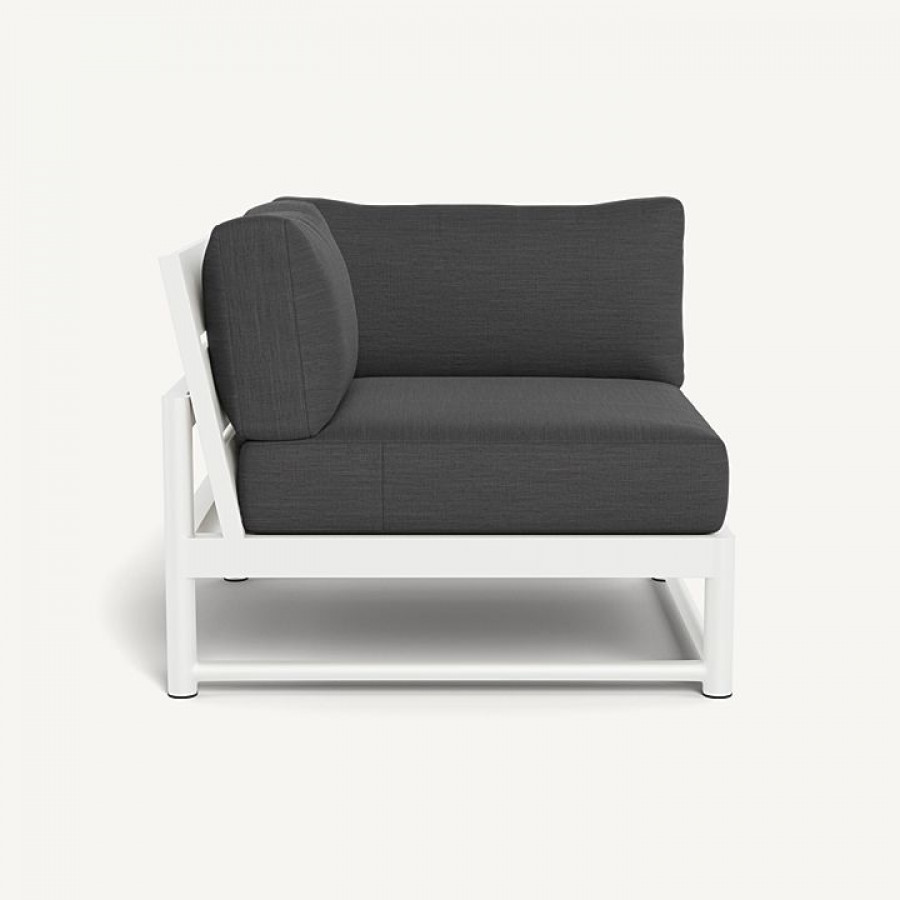 Harbour Breeze Xl Aluminum Corner - Aluminum White / Panama Grafito