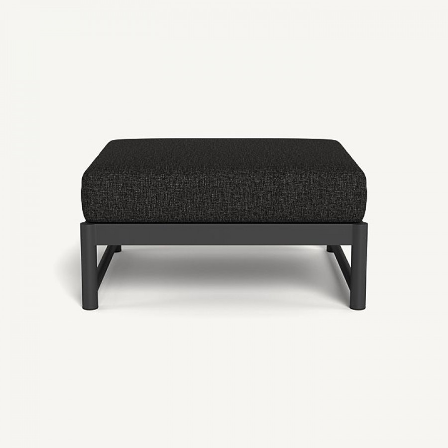 Harbour Breeze Xl Ottoman - Aluminum Asteroid, Copacabana Midnight