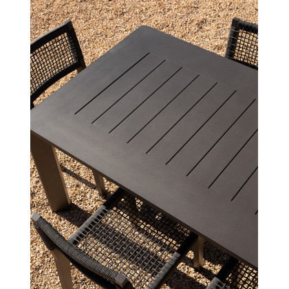 Harbour Byron Aluminum Extension Dining Table - Aluminum Asteroid