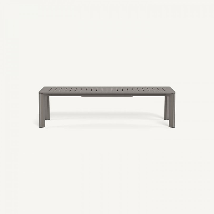 Harbour Byron Aluminum Extension Dining Table - Aluminum Taupe