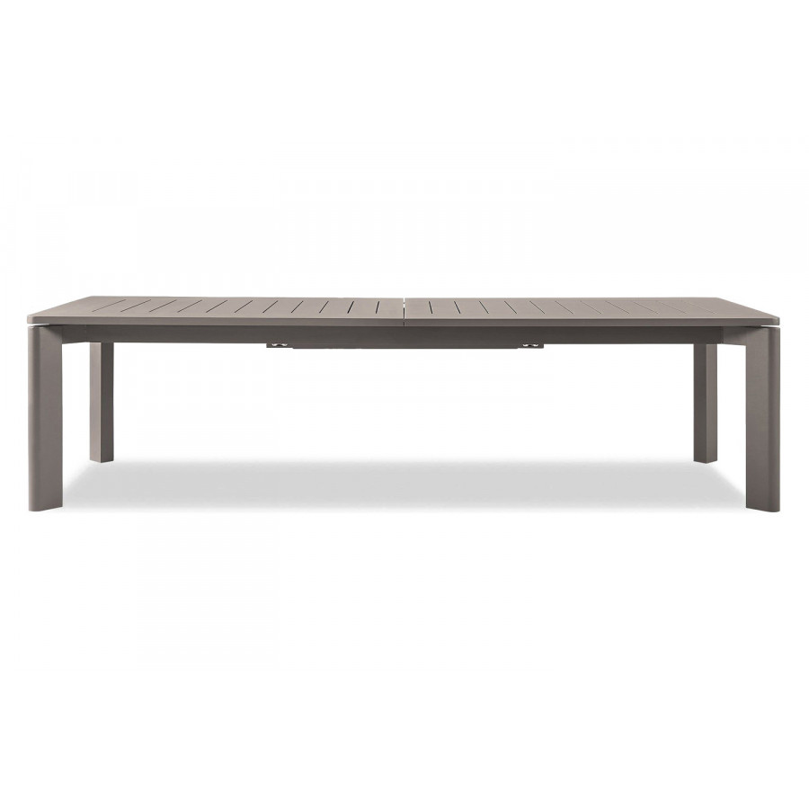 Harbour Byron Aluminum Extension Dining Table - Aluminum Taupe