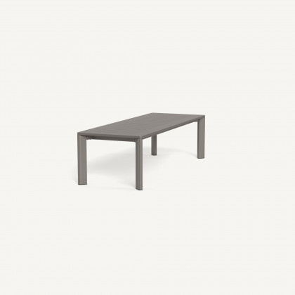 Harbour Byron Aluminum Extension Dining Table - Aluminum Taupe