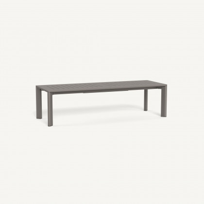 Harbour Byron Aluminum Extension Dining Table - Aluminum Taupe