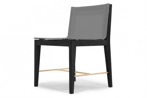 Harbour™ Byron Dining Chair - Teak Natural / Batyline Silver