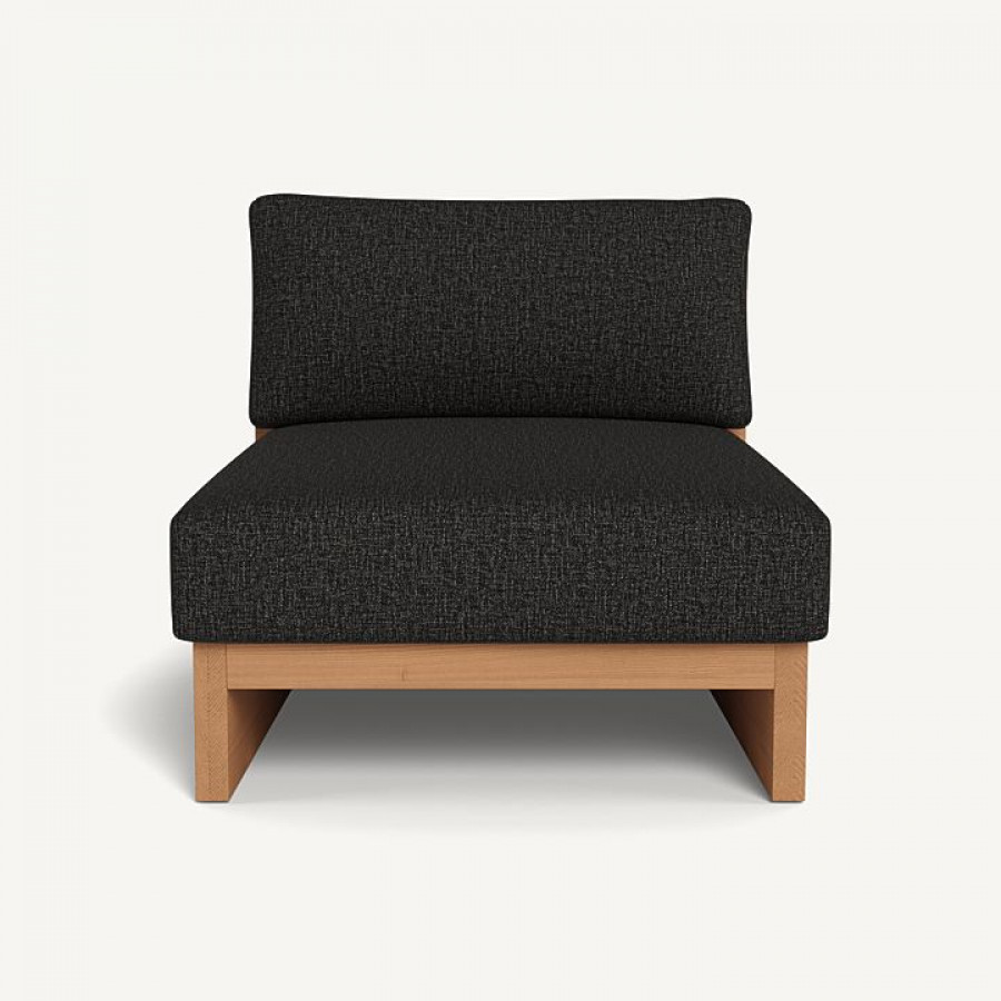 Harbour Catalina Easy Chair - Teak Natural / Copacabana Midnight