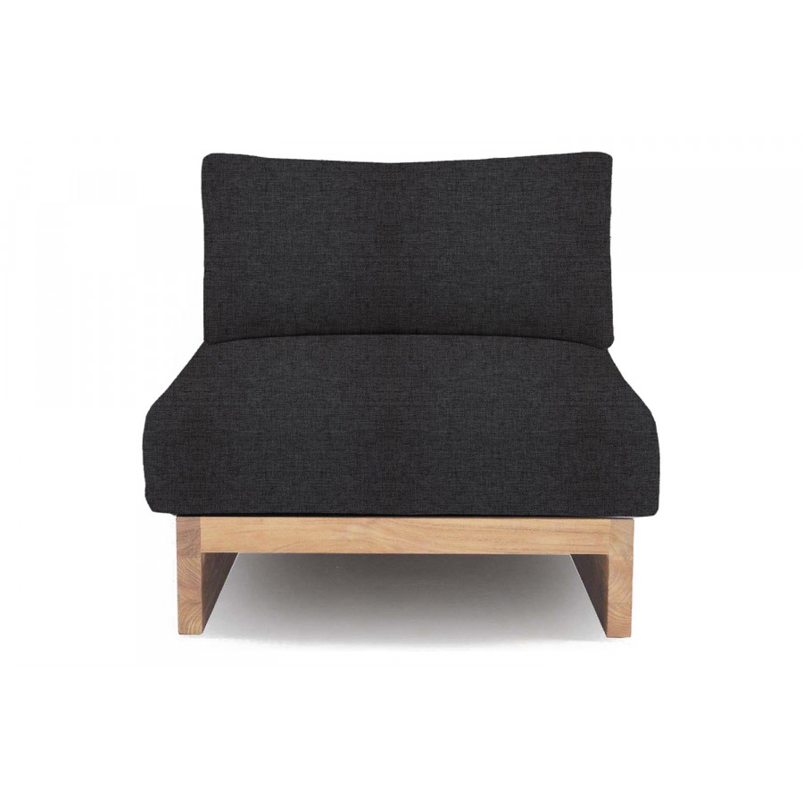 Harbour Catalina Easy Chair - Teak Natural, Copacabana Midnight