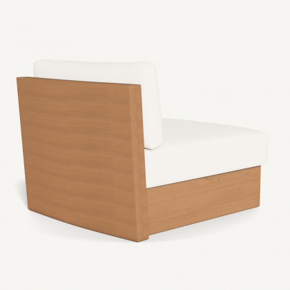 Harbour Catalina Easy Chair - Teak Natural / Panama Blanco