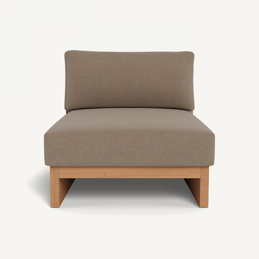 Harbour Catalina Easy Chair - Teak Natural / Panama Coco