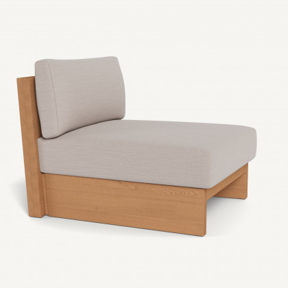 Harbour Catalina Easy Chair - Teak Natural / Panama Marble