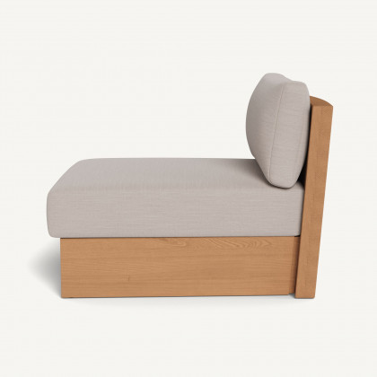 Harbour Catalina Easy Chair - Teak Natural / Panama Marble