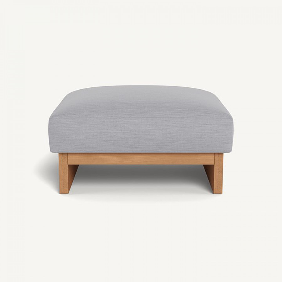 Harbour Catalina Ottoman - Teak Natural / Panama Cloud