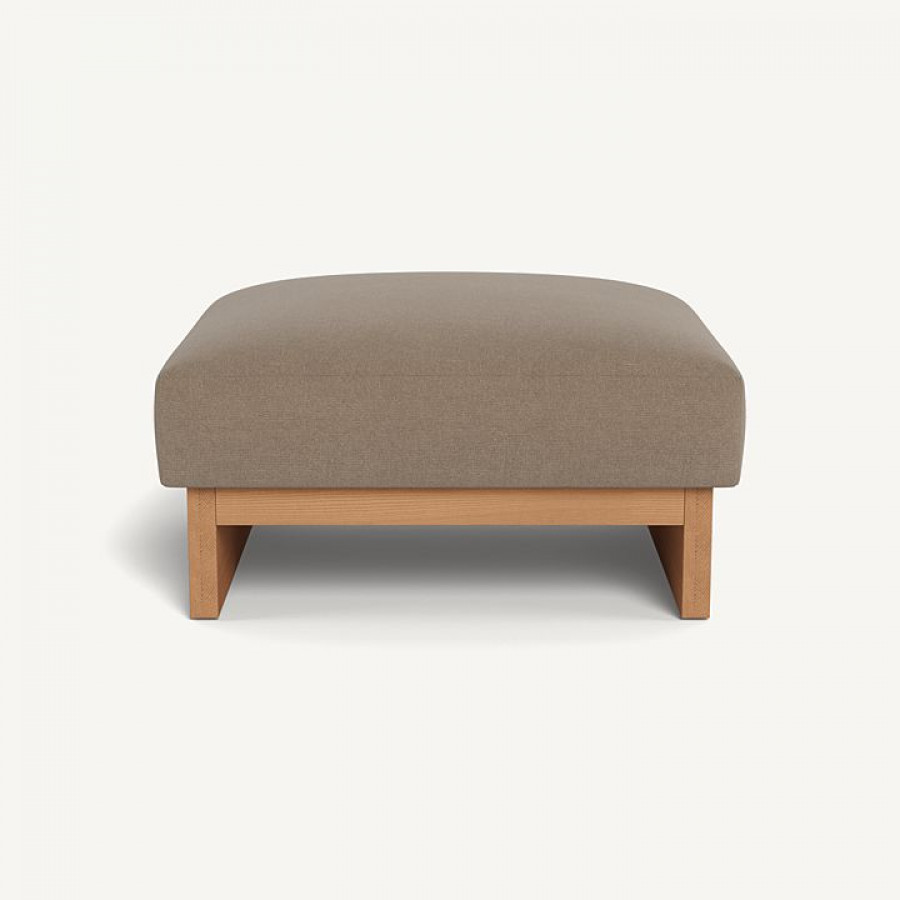 Harbour Catalina Ottoman - Teak Natural / Panama Coco