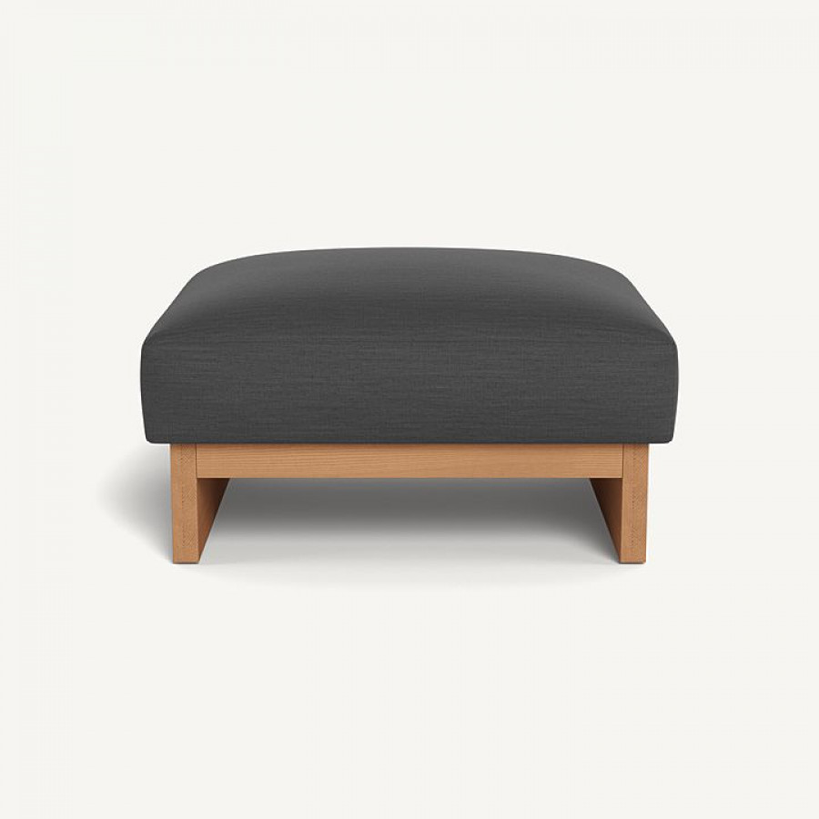 Harbour Catalina Ottoman - Teak Natural / Panama Grafito
