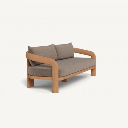 Harbour Chloe 3 Seat Sofa - Teak Natural / Altona Mink