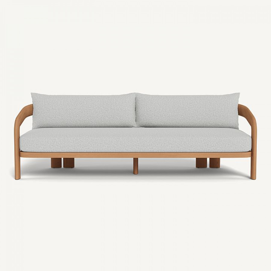Harbour Chloe 3 Seat Sofa - Teak Natural / Copacabana Sand