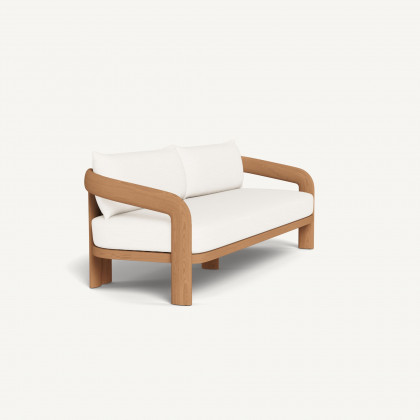Harbour Chloe 3 Seat Sofa - Teak Natural / Panama Blanco