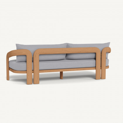 Harbour Chloe 3 Seat Sofa - Teak Natural / Panama Cloud
