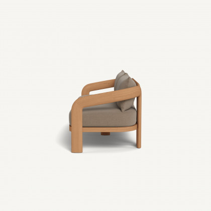Harbour Chloe 3 Seat Sofa - Teak Natural / Panama Coco