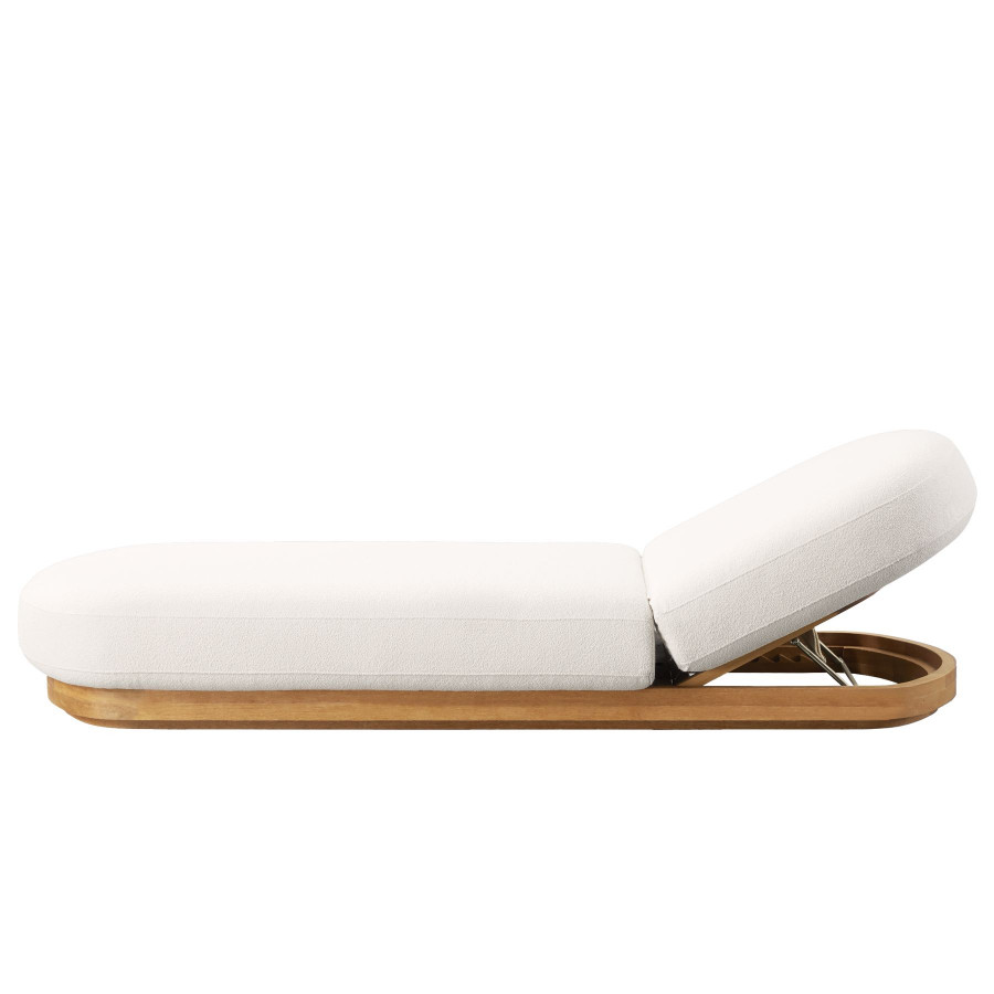 Harbour Como Sun Lounge - Sealed Teak Natural, Copacabana Midnight