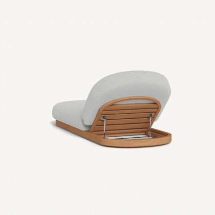 Harbour Como Sun Lounge - Sealed Teak Natural / Copacabana Sand