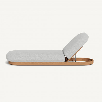 Harbour Como Sun Lounge - Sealed Teak Natural / Copacabana Sand