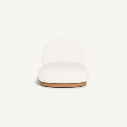 Harbour Como Sun Lounge - Sealed Teak Natural / Panama Blanco