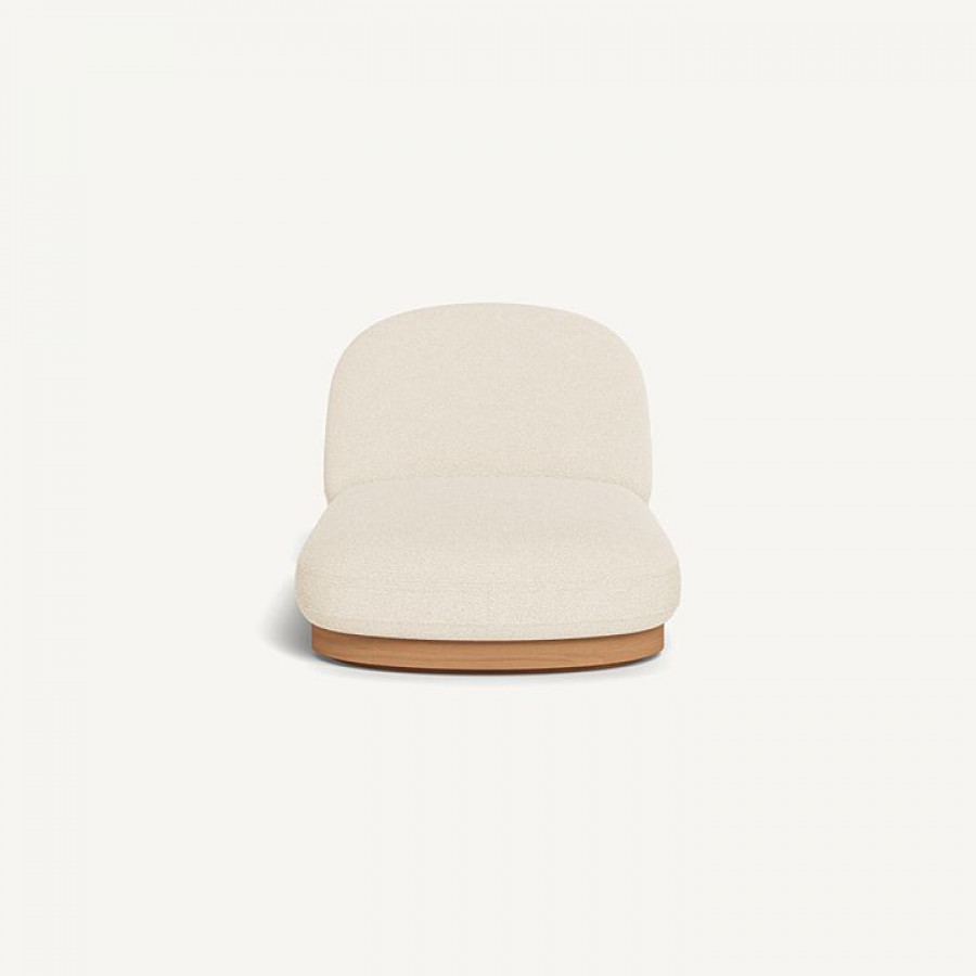 Harbour Como Sun Lounge - Sealed Teak Natural / Riviera Sand
