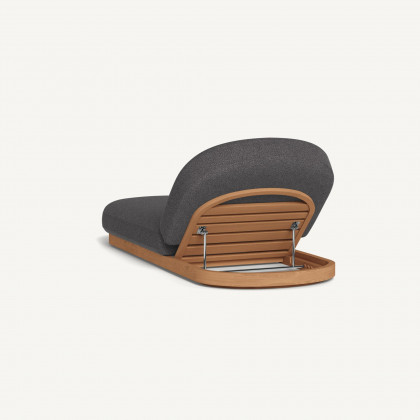 Harbour Como Sun Lounge - Sealed Teak Natural / Riviera Slate