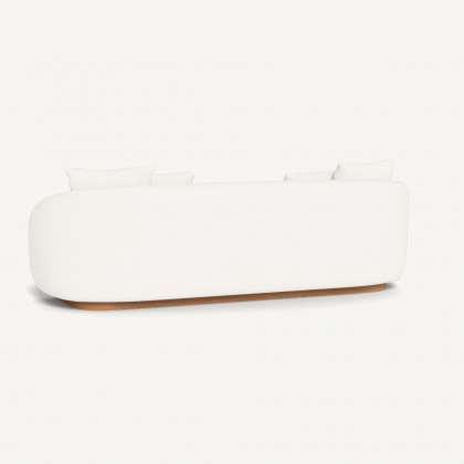 Harbour Como 3 Seat Sofa - Sealed Teak Natural / Panama Blanco