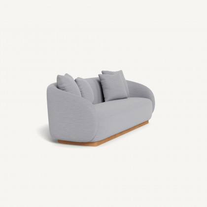 Harbour Como 3 Seat Sofa - Sealed Teak Natural / Panama Cloud