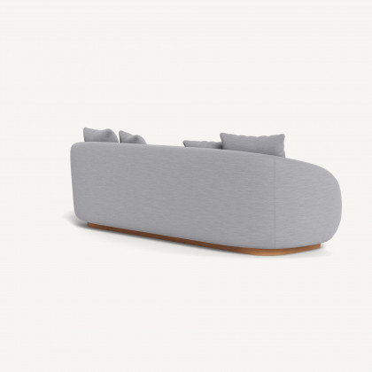 Harbour Como 3 Seat Sofa - Sealed Teak Natural / Panama Cloud