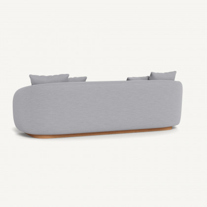 Harbour Como 3 Seat Sofa - Sealed Teak Natural / Panama Cloud