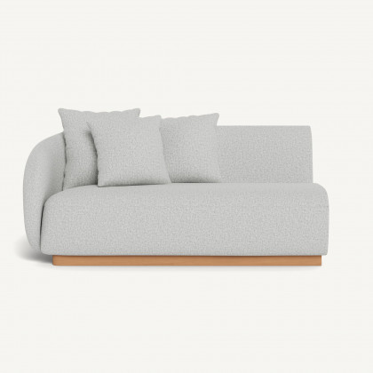 Harbour Como 2 Seat 1 Arm Left - Sealed Teak Natural / Copacabana Sand