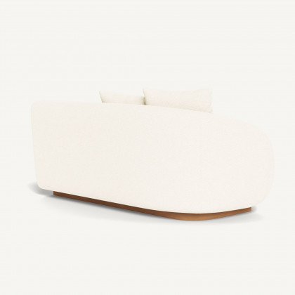 Harbour Como 2 Seat 1 Arm Left - Sealed Teak Natural / Riviera Ivory