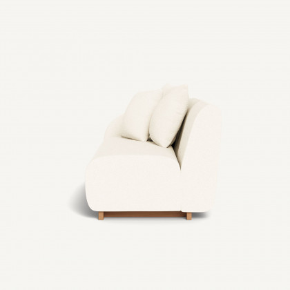 Harbour Como 2 Seat 1 Arm Left - Sealed Teak Natural / Riviera Ivory