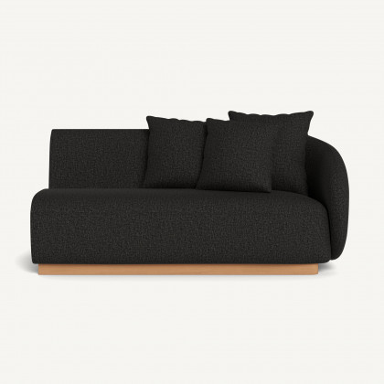 Harbour Como 2 Seat 1 Arm Right - Sealed Teak Natural / Copacabana Midnight