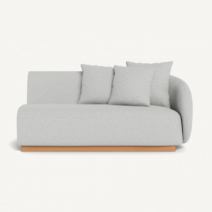 Harbour Como 2 Seat 1 Arm Right - Sealed Teak Natural / Copacabana Sand