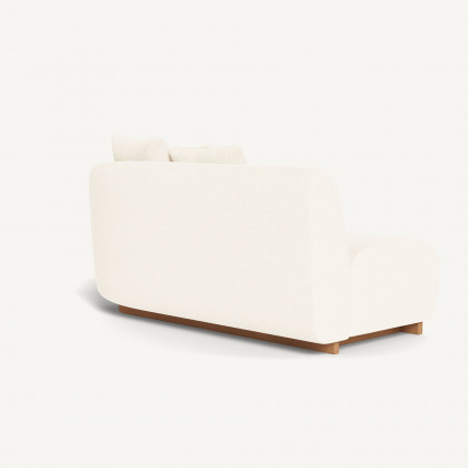Harbour Como 2 Seat 1 Arm Right - Sealed Teak Natural / Riviera Ivory