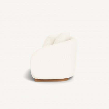 Harbour Como 2 Seat 1 Arm Right - Sealed Teak Natural / Riviera Ivory